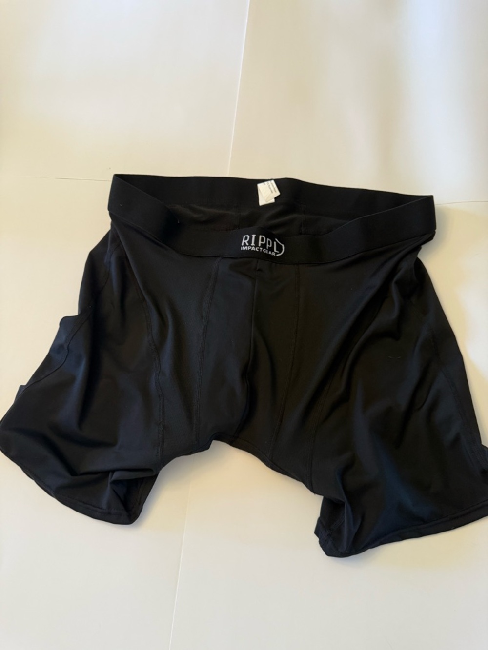 Men's Blk motorcycle- cycling padded shorts sz lx 36-37